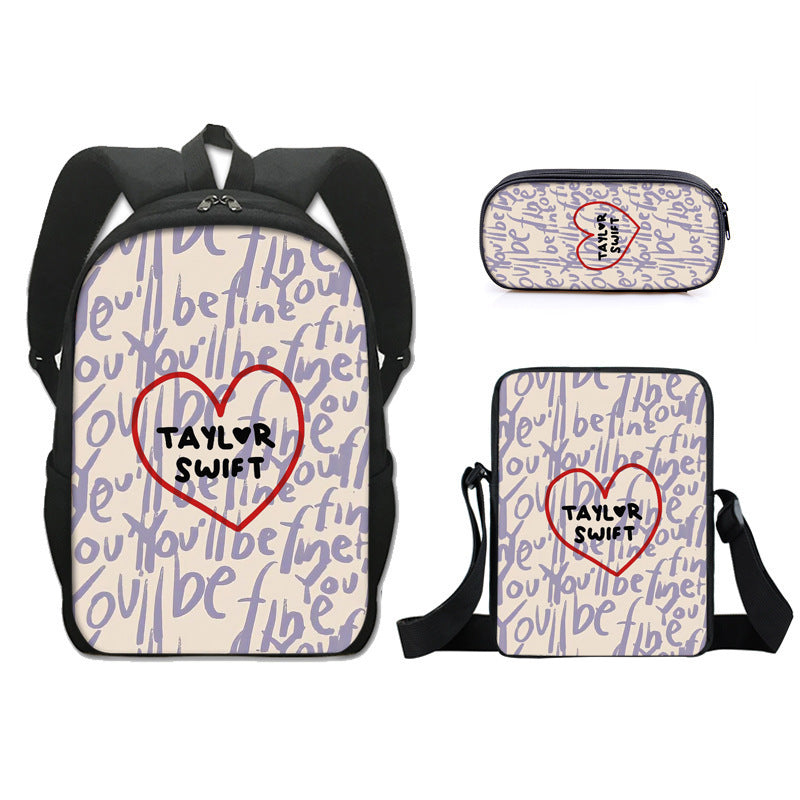 Children's Taylor School Backpack Pencil Bag Set