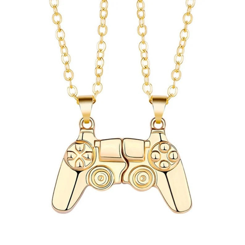 Game Console Handle Couple Necklace