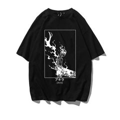 Unisex Anime Cotton Short-sleeved T-shirt