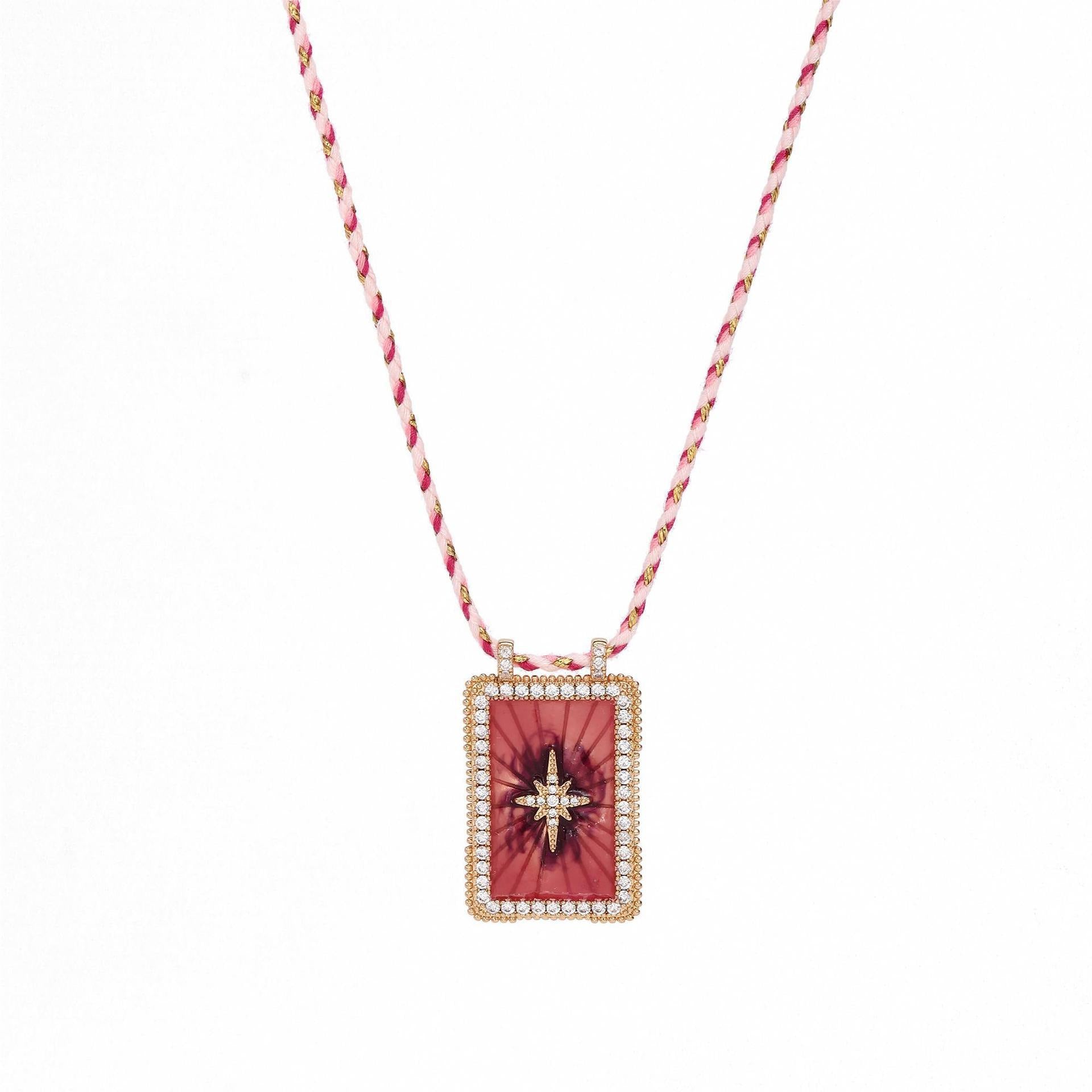 Bohemian Style Tarot Card Necklace