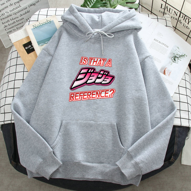 Unisex Jojo Reference Casual Loose Hoodie