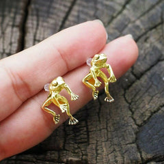 Retro Frog Earrings Jewelry