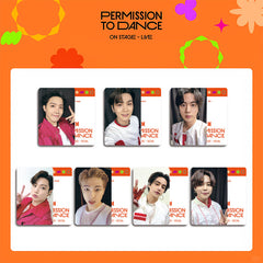 Permission to Dance ON STAGE Photocard 7pcs