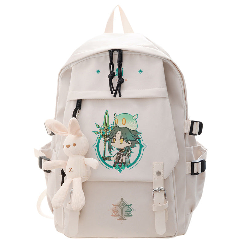 Casual Game Graphic Print Backpack