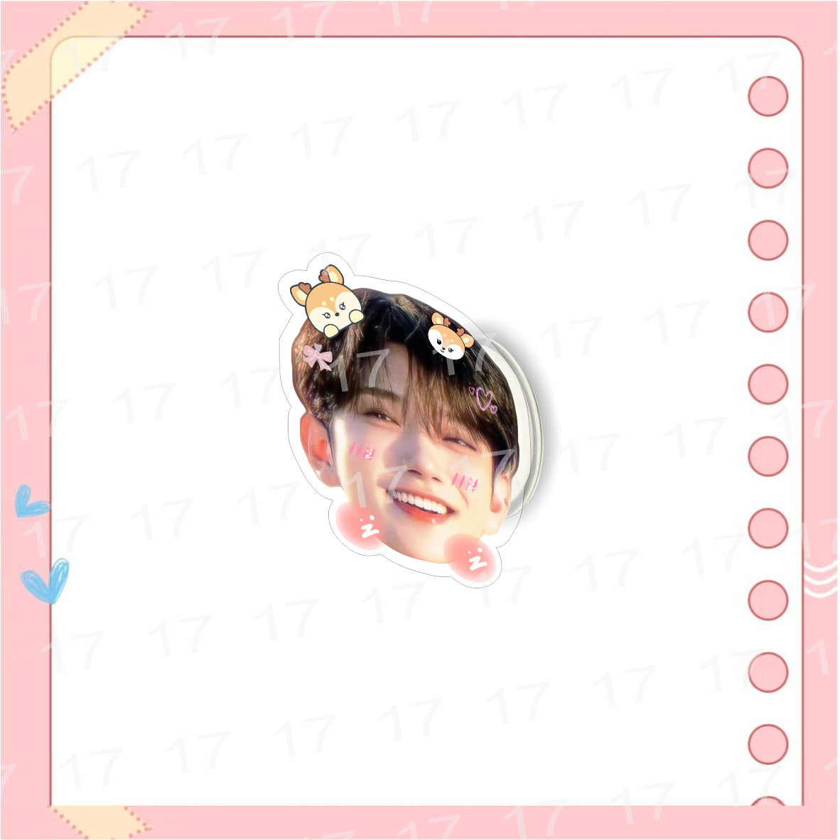 Cute Kpop Acrylic Phone Retractable Bracket