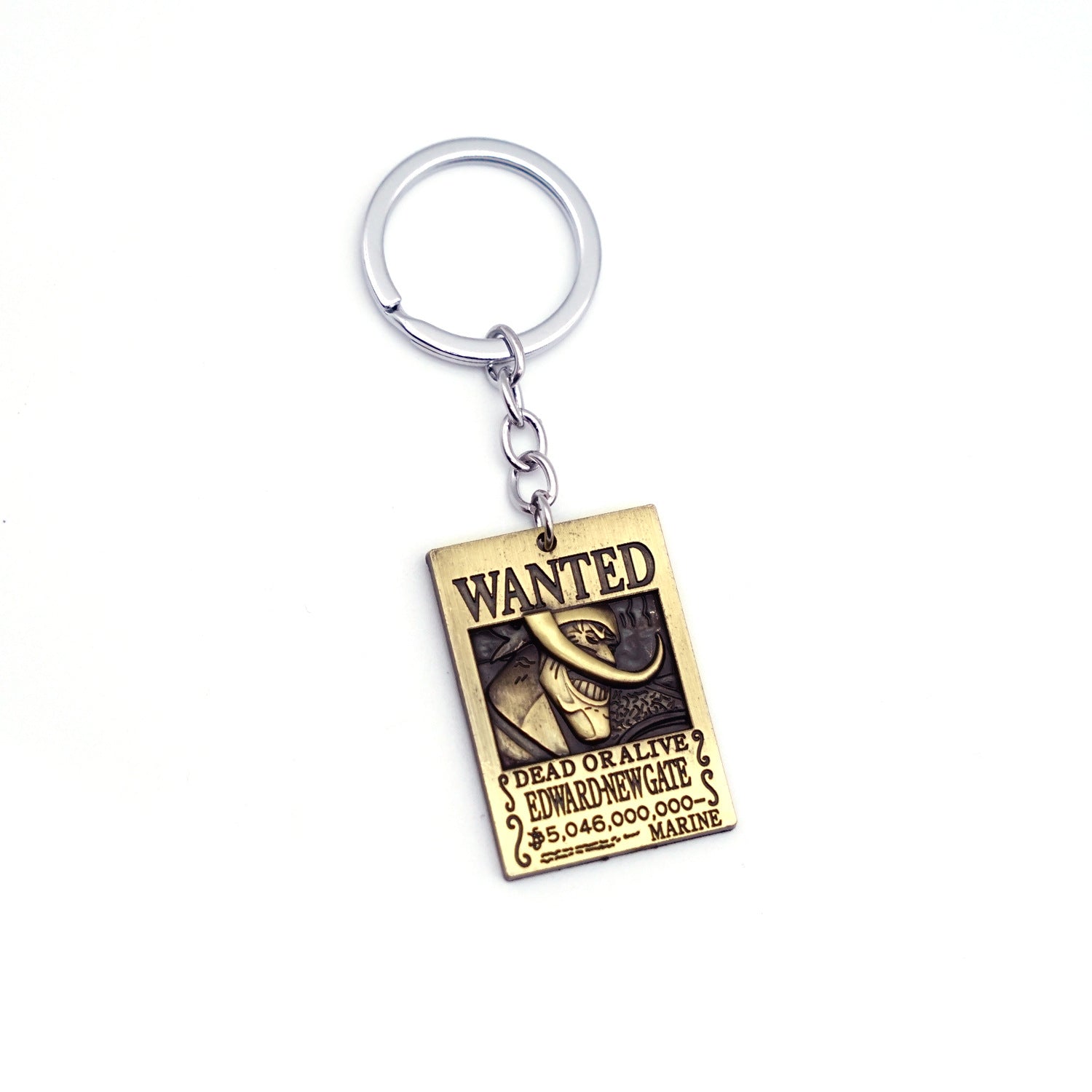 Trendy Anime Luffy Wanted Keychain