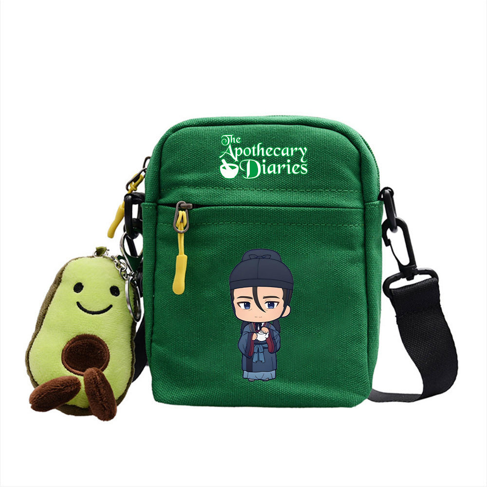 Versatile Anime Square Messenger Bag