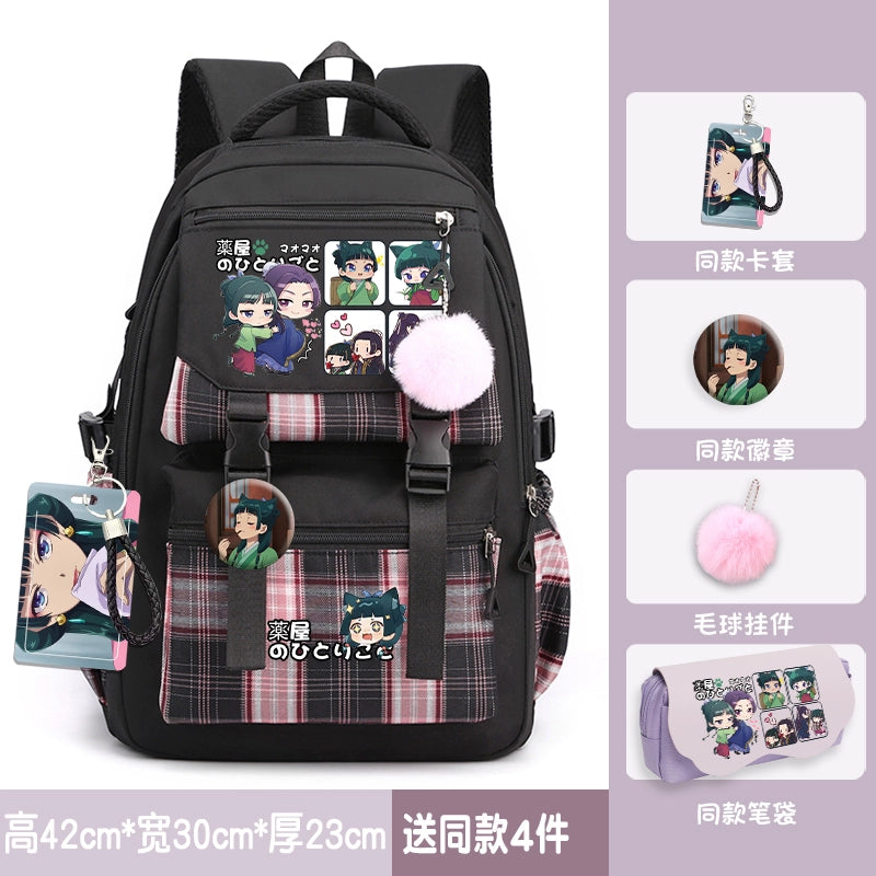 Cute Anime Pattern Large Capacity Backpack