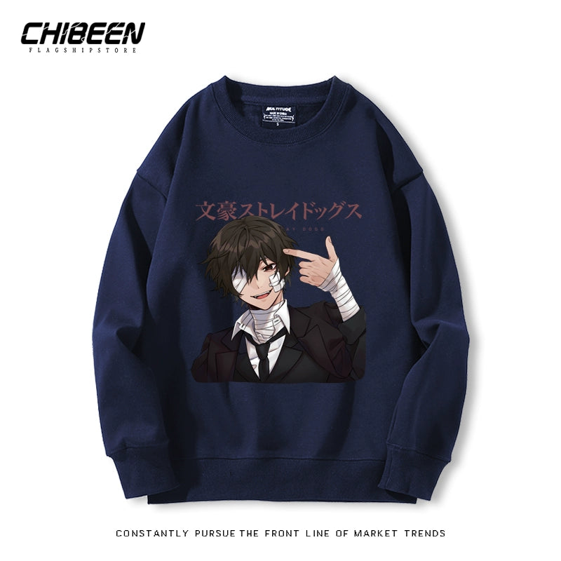 Unisex Anime Crew Neck Sweatshirt Top