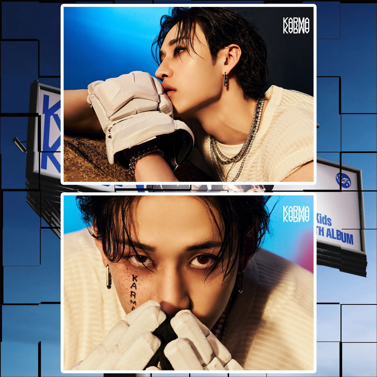 KPOP Photo Poster Wall Sticker 2PCS