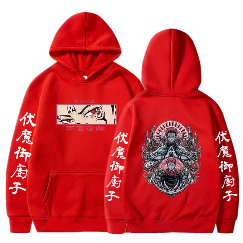 Unisex Satoru Gojo Printed Casual Hoodie