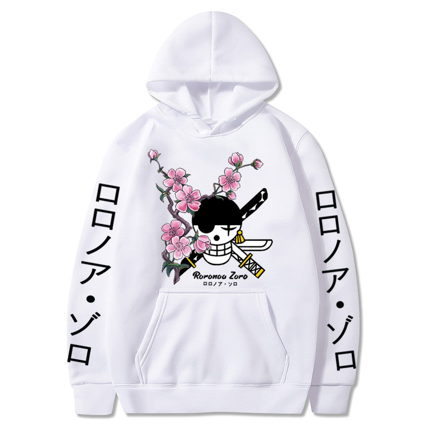 Unisex Zoro Graphic Printed Loose Hoodie