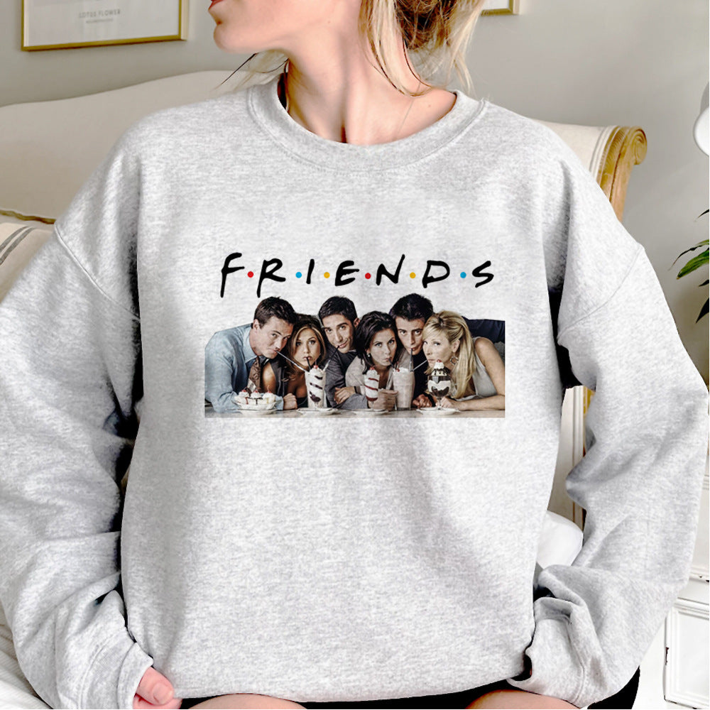 Friends Letter Women's Grey Sweatshirt
