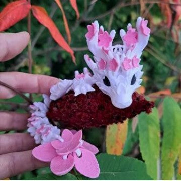Emotional Support Cherry Blossom Dragon