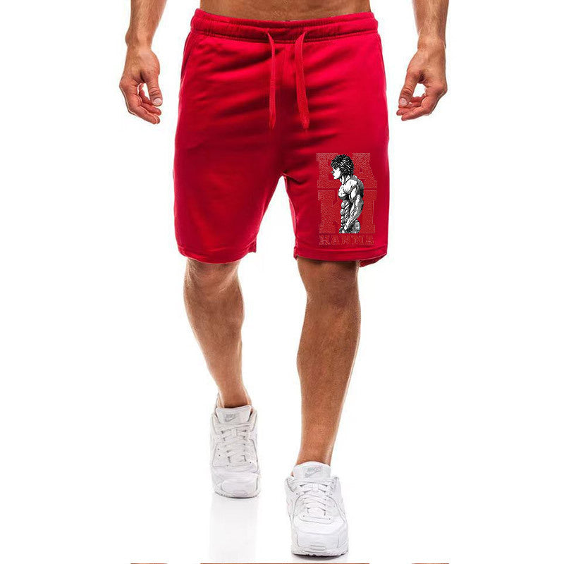 Men's Baki Anime Casual Sports Shorts