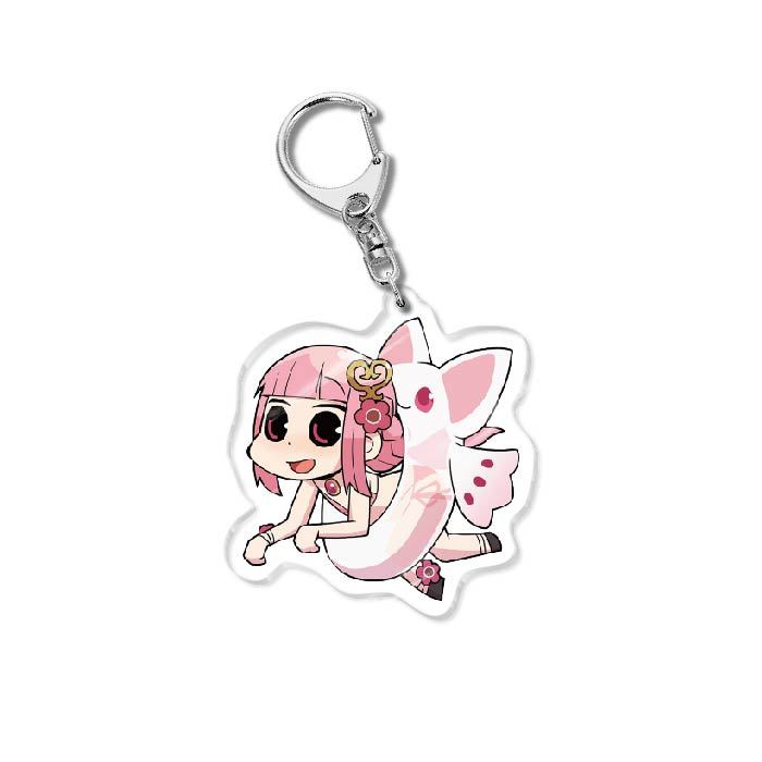 Cute Anime Acrylic Keychain Pendant