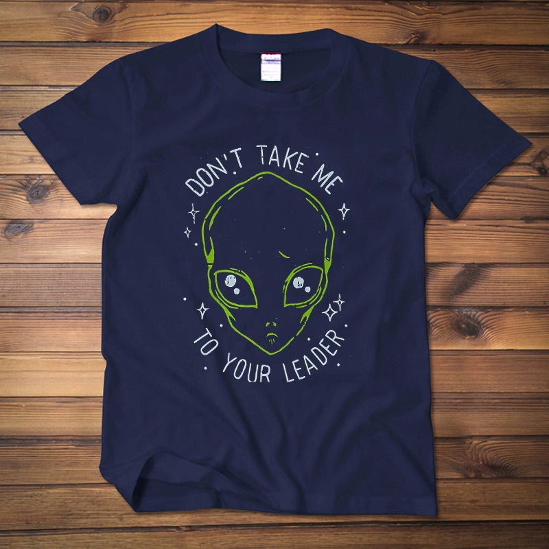 Unisex Flash Vibe Alien Print Cotton T-shirt