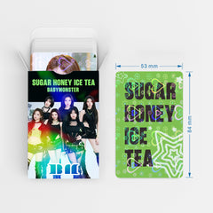 60PCS BM Single MOON Heart Holographic Photocards