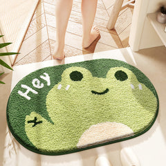 Cartoon Frog Non-slip Foot Mat