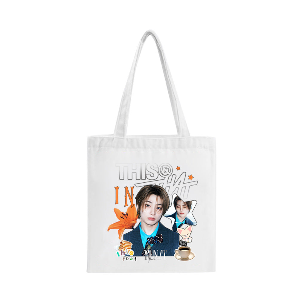 SKZ THIS & THAT Portable Canvas Tote Bag