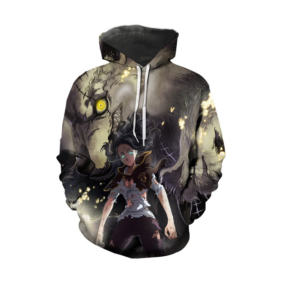 Unisex Anime 3D Print Pullover Hoodie