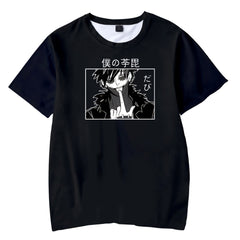 Unisex Anime Graphic Short-sleeved Loose Tee