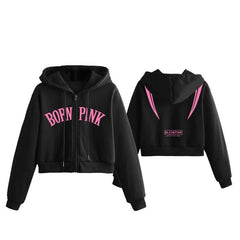 BP Deadline Tour Zipper Crop Hoodie