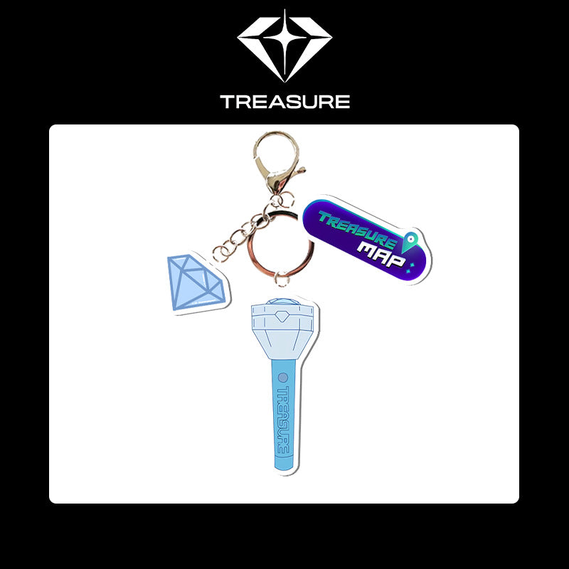 TREASURE LightStick Keychain Pendant