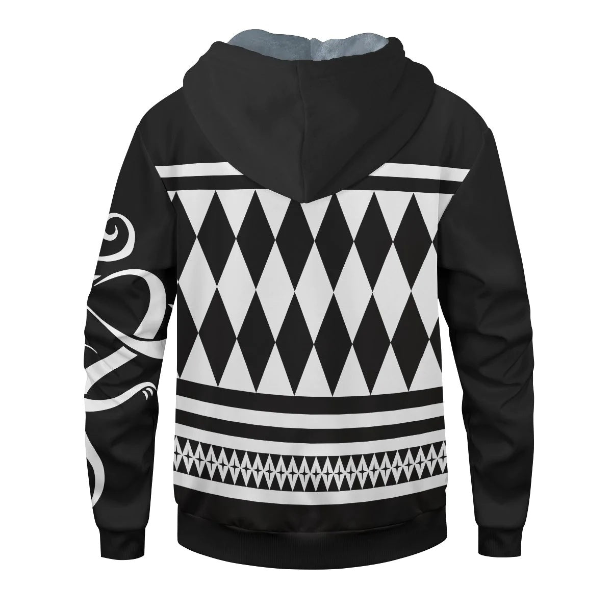 Cool Anime Cosplay Zipper Thicken Hoodie
