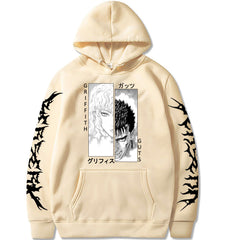 Unisex Griffith & Guts Print Loose Hoodie