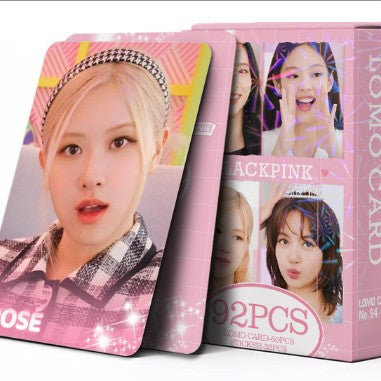 92 Kpop Jisoo Jennie LOMO Cards