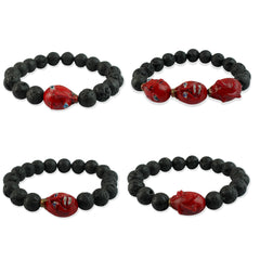 Trendy Anime Resin Beaded Bracelet