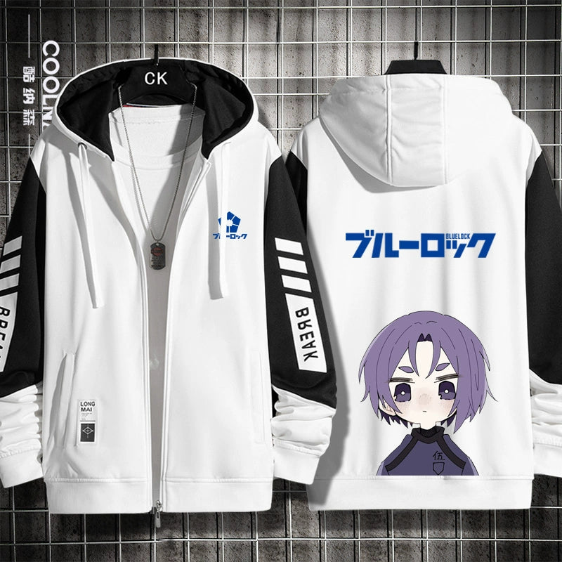 Cool Anime Printed Cardigan Thin Hoodie