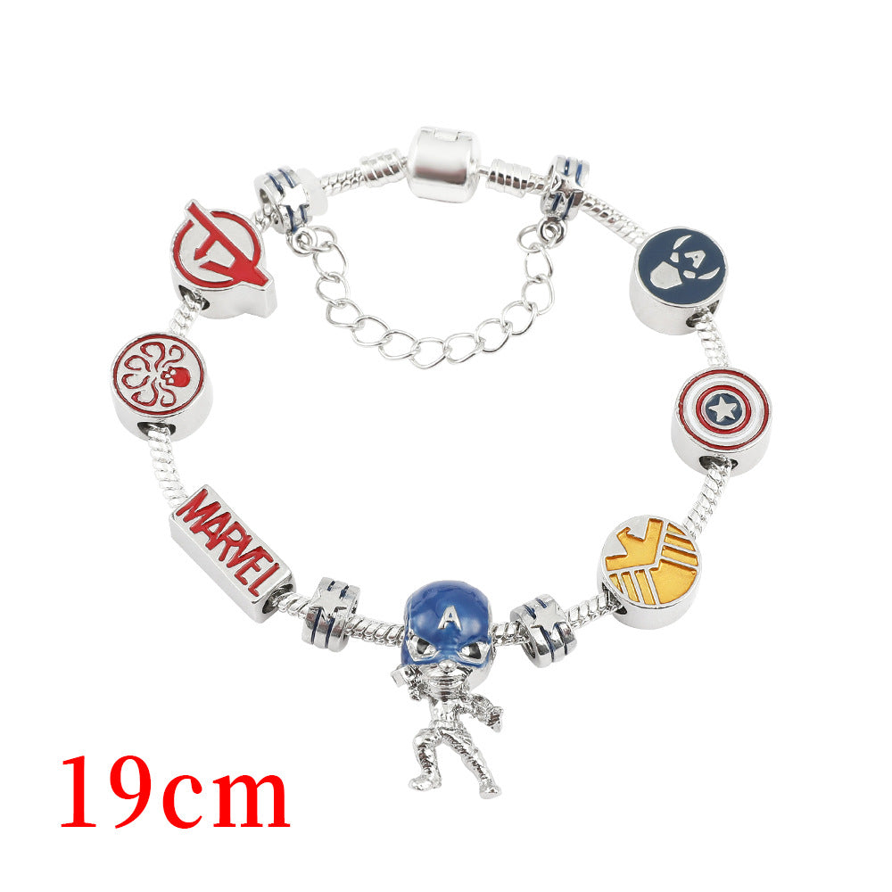 Chic Comic Beaded Bracelet