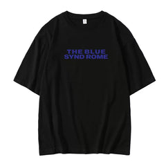 SULLYOON Letter Cotton Short-sleeved T-shirt