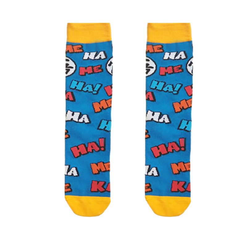 Casual Men's Anime Cotton Socks