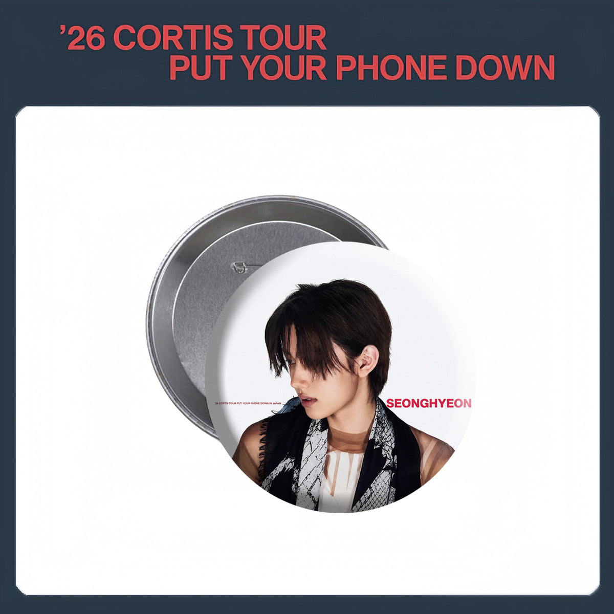 PUT YOUR PHONE DOWN TOUR Badge Pin
