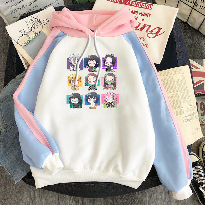 Lovely Women's Trendy Anime Graphic Loose Hoodie