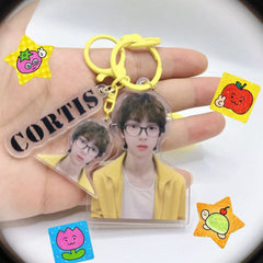JUHOON Acrylic Keychain Schoolbag Pendant