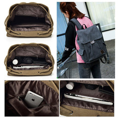 Vintage Anime Canvas Backpack