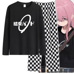 Women's Anime Cos T-shirt Pants Pajamas