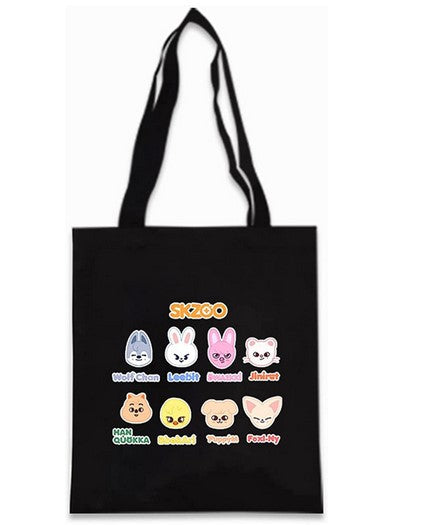 Cute Kpop Pattern Printed One Shoulder Canvas Bag