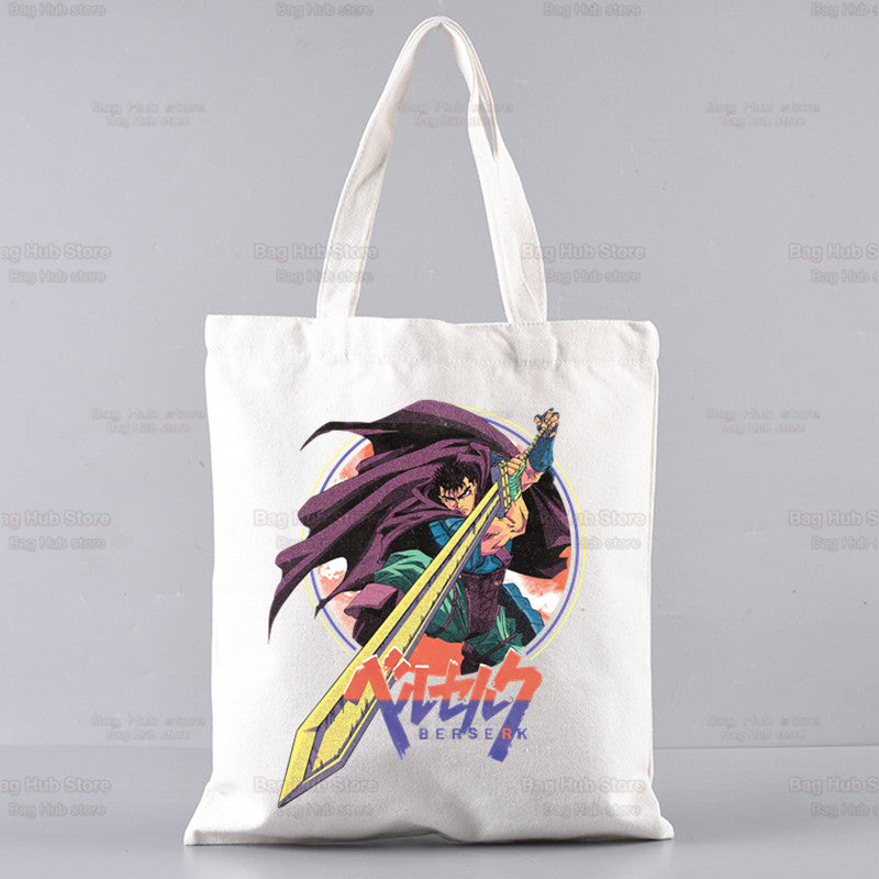 Guts Anime Printed Canvas Tote Bag