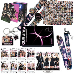 BORN PINK Album Sticker Lanyard Keychain Gift Box