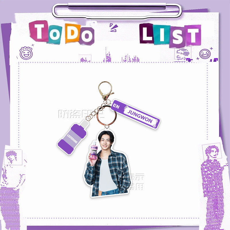 EN- Acrylic Keyring Pendant Bag Charm
