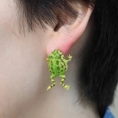 Cute Frog Earrings Ear Clips