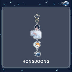 SAN MINGI WOOYOUNG Doll Acrylic Pendant Keyring