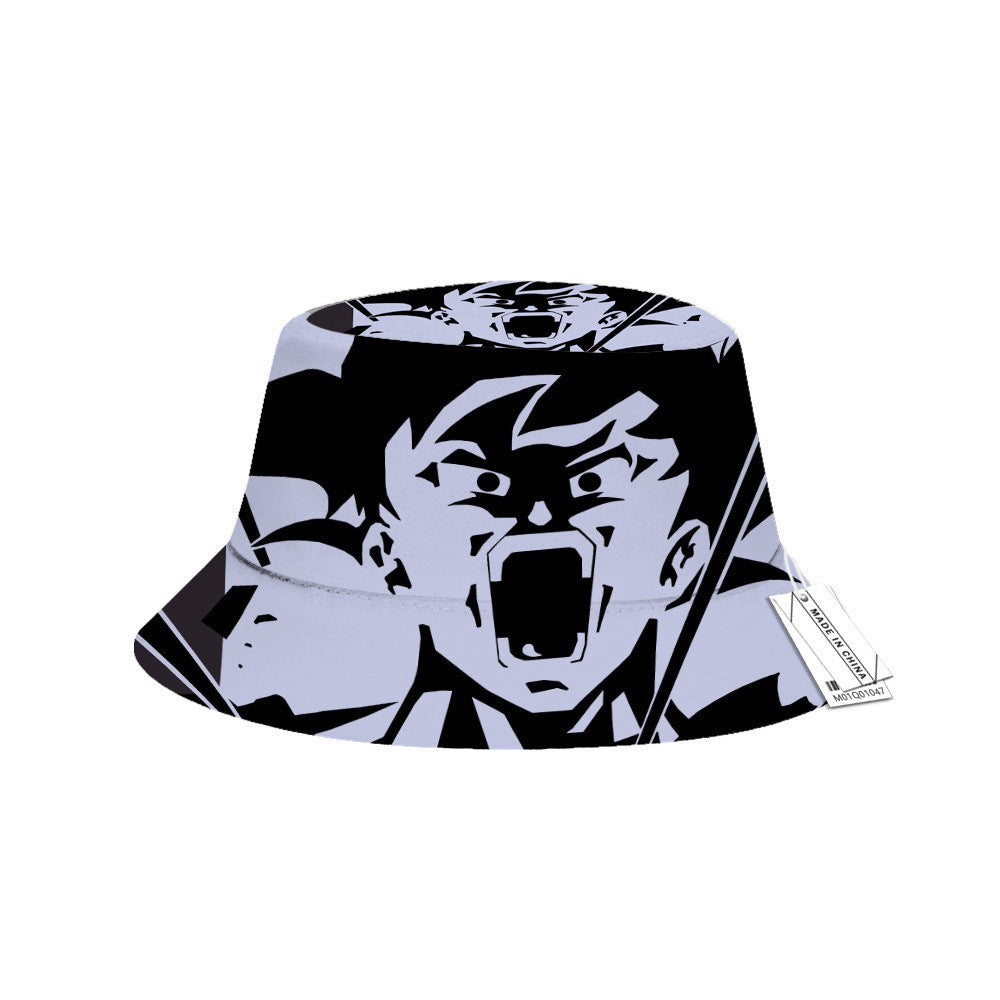 Cool Anime 3d Print Bucket Hat