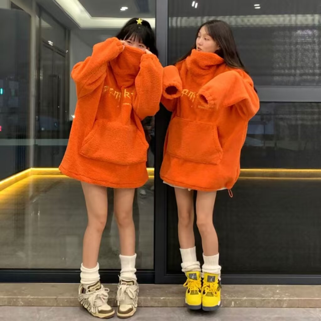 Pumpkin King Oversized Fleece Hoodie