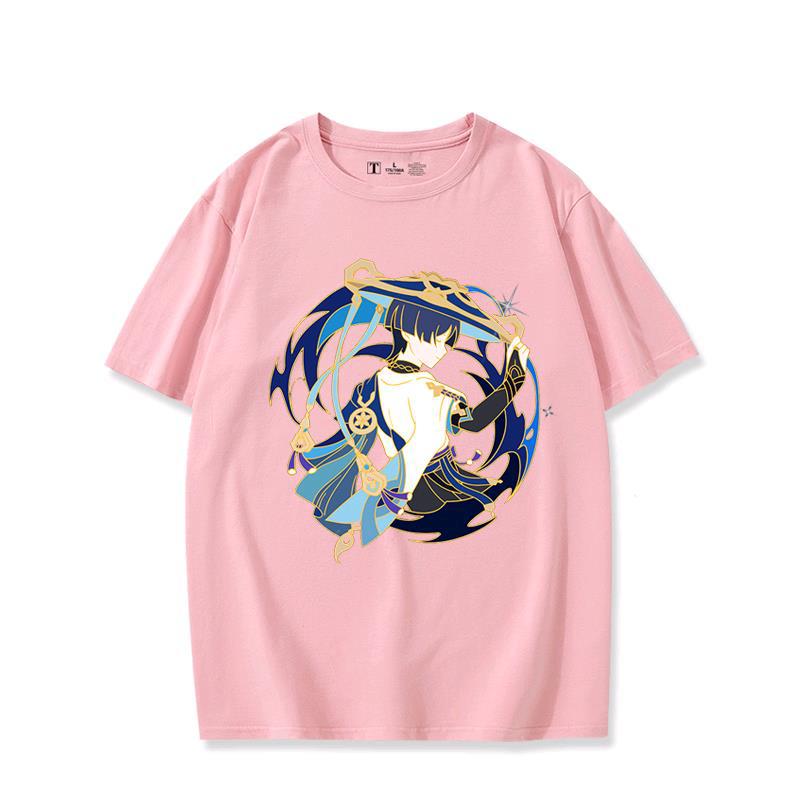 Unisex Game Scaramouche Cotton Short-sleeved T-shirt